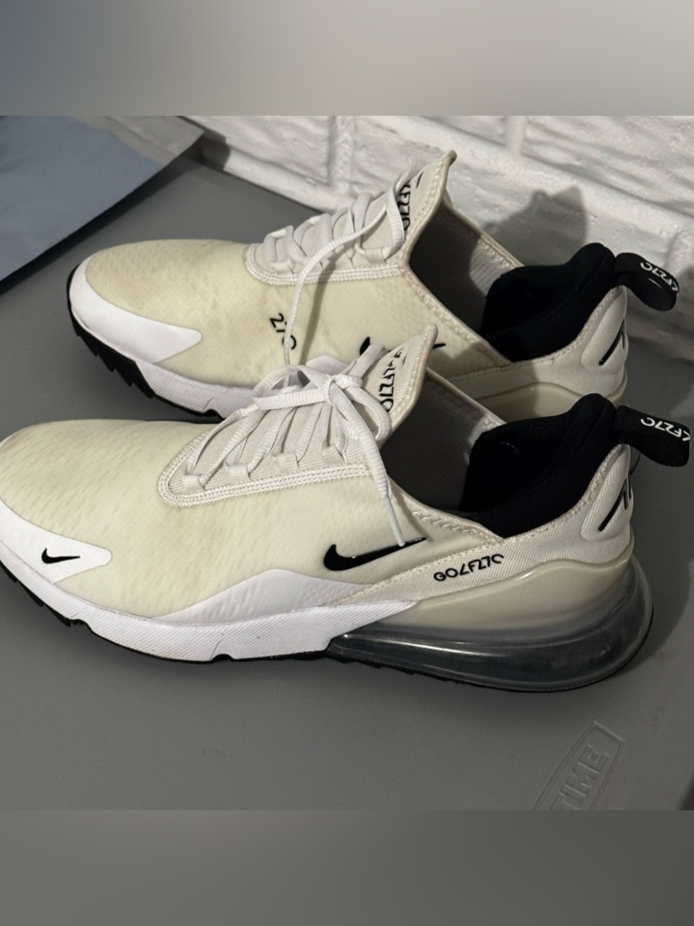 Nike Air Max 270 G Spikeless Golf Shoes White Black Men’s 11 CK6483-102 - Picture 3 of 6